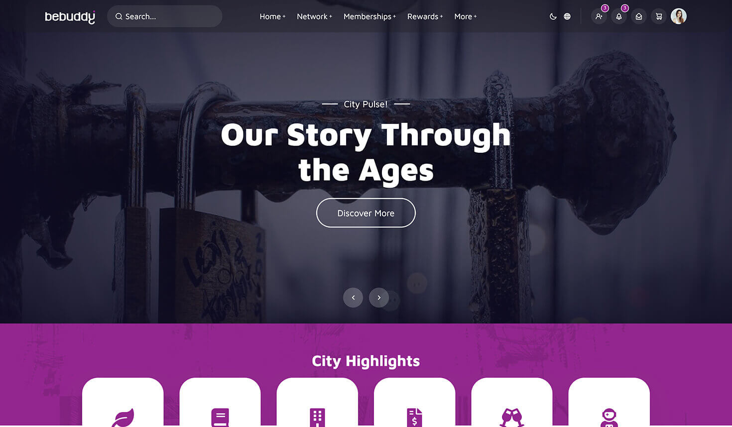 BeBuddy theme screenshot