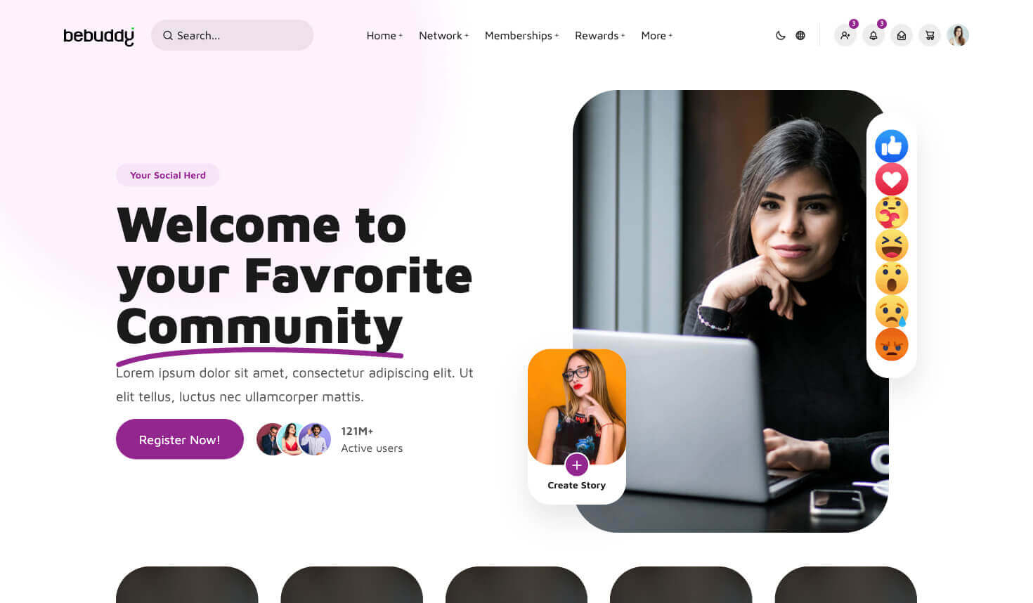 BeBuddy theme screenshot