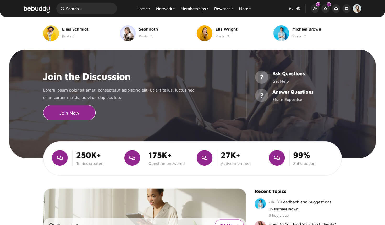 BeBuddy theme screenshot